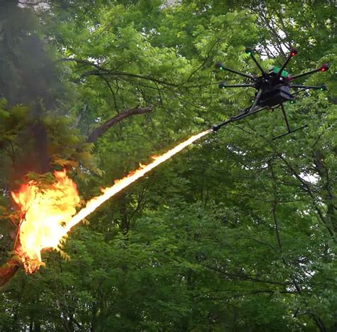 This Flamethrower Drone is Savage