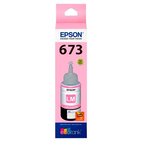 Botella Tinta EPSON T673 L800 L805 L810 L850 L1800 Magenta Light 70ml