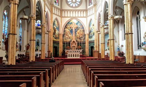 Church Interior - Catholic Stock Photo