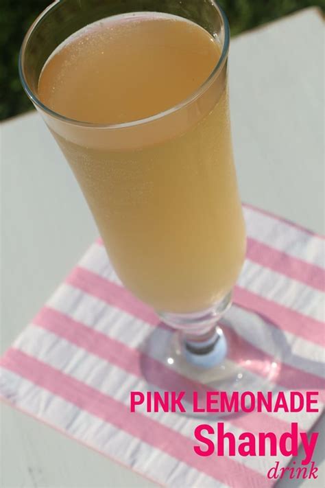 Pink Lemonade Shandy | Pink lemonade, Lemonade shandy recipe, Shandy