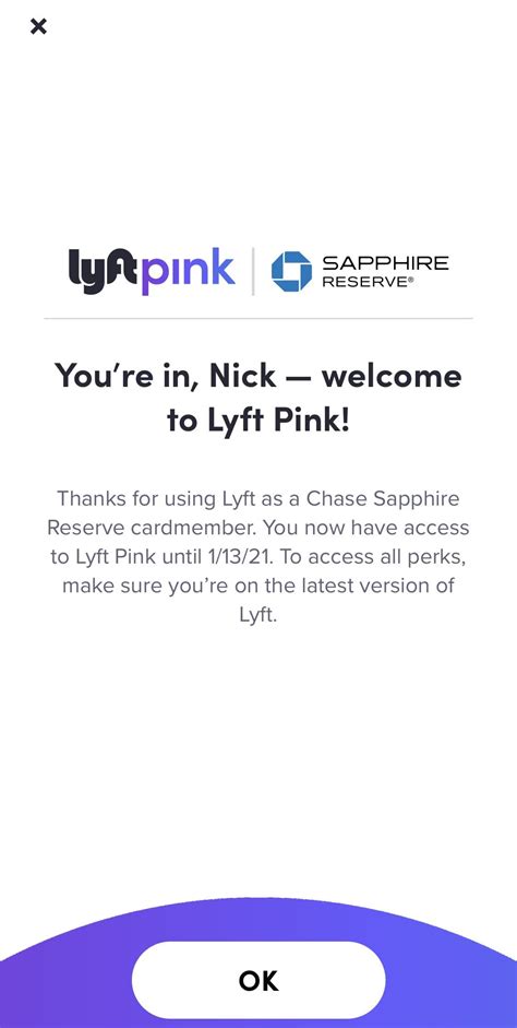 How to Activate Your Complimentary Lyft Pink Membership