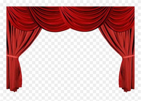 Download Stage Curtains Clipart Theater Drapes And - Stage Curtains ...