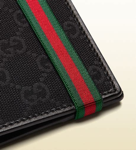 Gucci Original Gg Canvas Bi-fold Wallet in Black for Men | Lyst