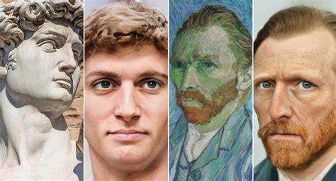 Artist recreates AI renderings of famous historical figures