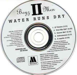 Boyz II Men - Water Runs Dry (1995, CD) | Discogs