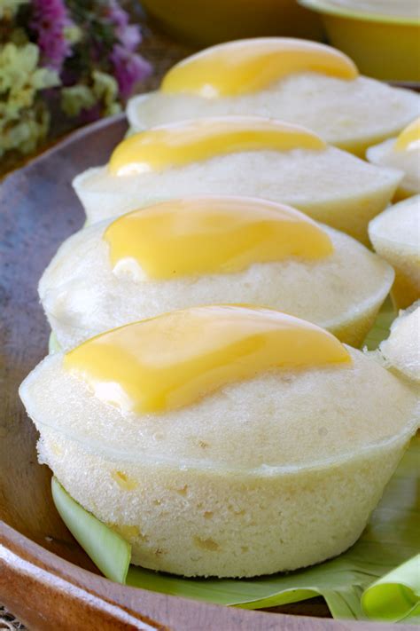 Puto Cheese Recipe - Soft and fluffy, made from scratch using flour.