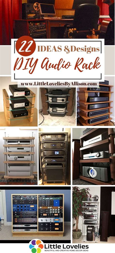 22 DIY Audio Rack Projects And Ideas That Will Inspire You To Make The Best Media Rack, Media ...