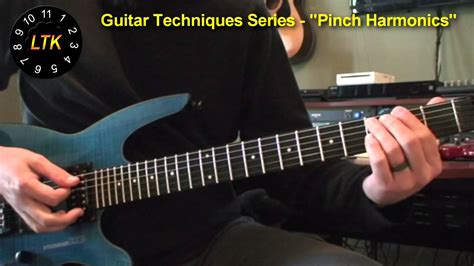 "Pinch Harmonics" - Advanced Guitar Techniques - YouTube