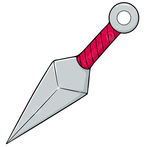 Ninja Kunai Cartoon, Kunai, Ninja Weapons, Kunai Cartoon PNG Transparent Clipart Image and PSD ...