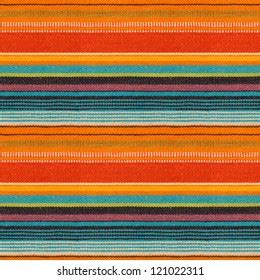 Textile Detail Seamless Background Mexican Color Stock Photo 121022311 ...