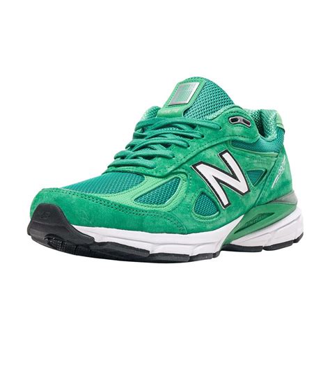 New Balance Suede 990 Running Sneaker in Green for Men - Lyst