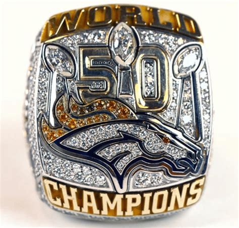 Photos: The Broncos' Super Bowl rings are in - Footballscoop