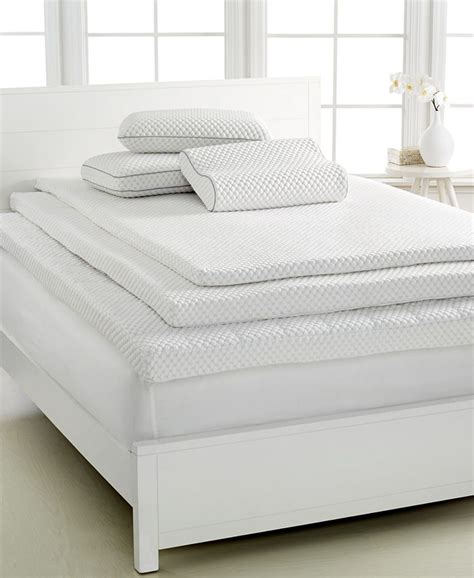 Martha Stewart Collection CLOSEOUT! Dream Science 2'' Memory Foam Queen Mattress Topper ...