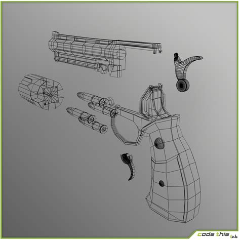 3D Model: Animated Pistol - Code This Lab srl