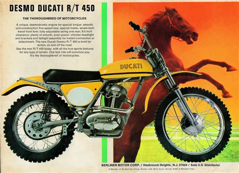 POPPA WHEELIE: Ducati Desmo 450 1971