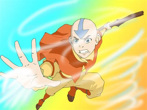 Aang - Airbending by thegirlinthefandom on DeviantArt