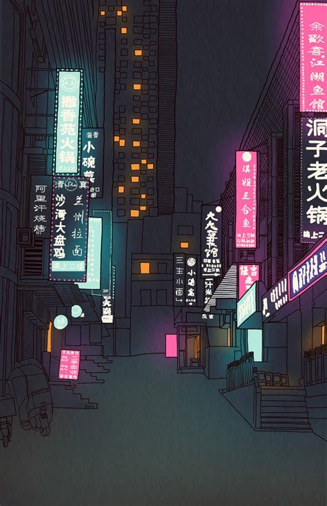 Nightlife in Shanghai by artbykiranbhelay on DeviantArt