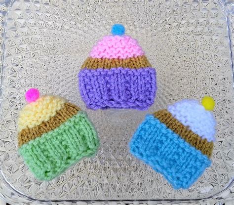 Cupcakes Creme Egg Cover Pattern Easter Knitting Patterns For | Etsy