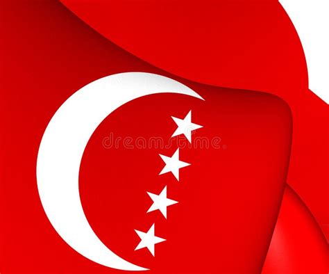 Autonomous Island of Anjouan Flag Stock Illustration - Illustration of ...