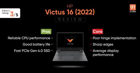 HP Victus 16 2022 review with pros and cons | 91mobiles.com