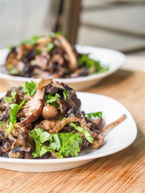 Vegan Mushroom Stir Fry Side Dish Recipe {Gluten-Free}