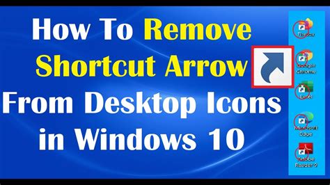 Remove windows 10 shortcut arrow - poowide