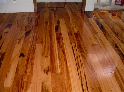 Brazilian Koa/Tigerwood-exotic hardwood installation