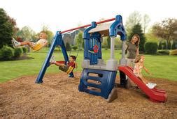 Swing Set Plastic Slide Toddler Play Preschool Daycare