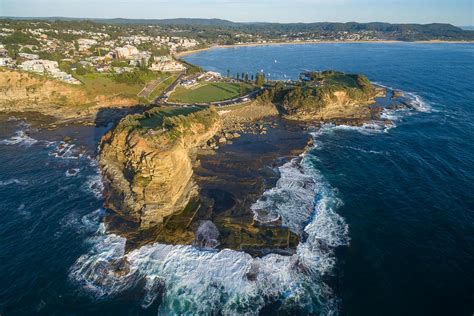 Terrigal Haven and Skillion Aerial (67654), photo, photograph, image | R a Stanley Landscape ...