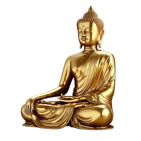 Buddha God Golden Sitting, Buddha, Lord Buddha, Buddhism PNG Transparent Clipart Image and PSD ...