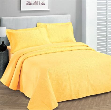 Yellow Bedspreads King Size - How To Blog