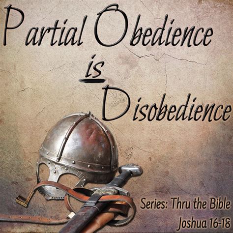 Partial Obedience IS Disobedience - Living Grace Fellowship