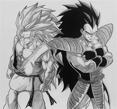 Goku I Raditz saiyan brothers by darkogoku on DeviantArt