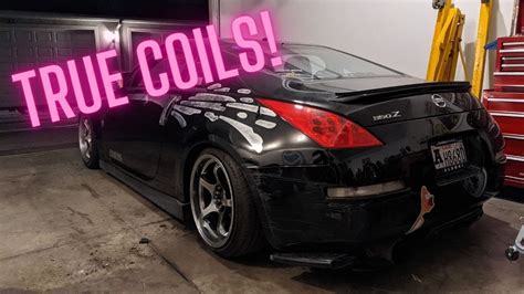 350Z TRUE Rear Coilover Conversion - YouTube