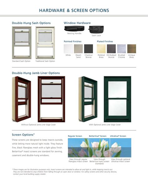 Jeld Wen W-2500 Wood Window Features Brochure