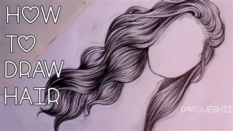 How to Draw Hair | Step by Step by Christina Lorre ♡ - YouTube