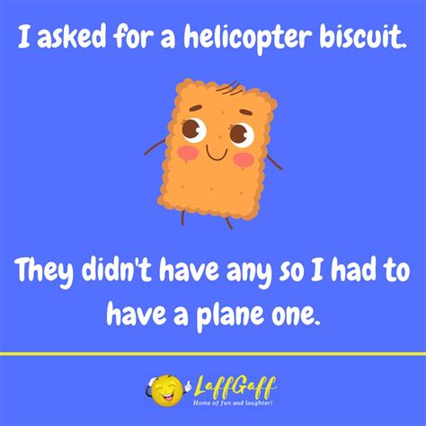 Funny Helicopter Biscuit Joke! | LaffGaff