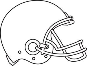 American Football Helmet Line Drawing Royalty-Free Stock Image - Storyblocks