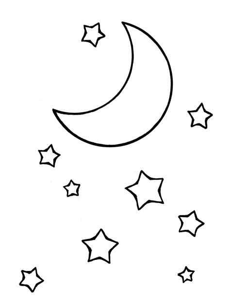 Moon and Stars