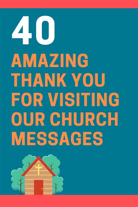 40 Thank You for Visiting Our Church Messages | FutureofWorking.com