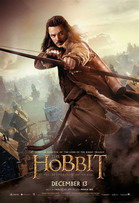 The Hobbit: The Desolation of Smaug International Poster - Bard the ...