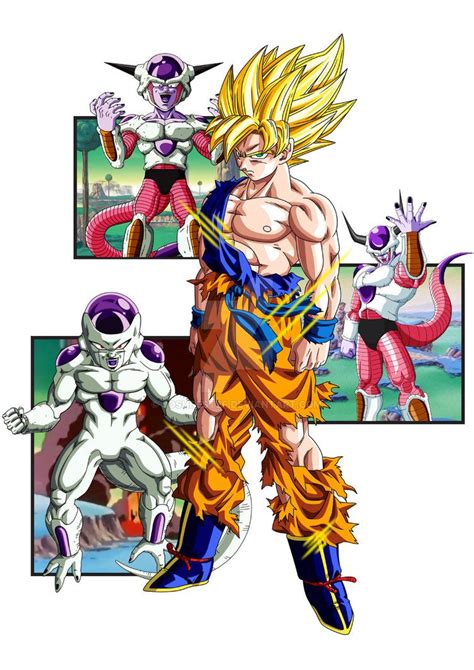 Goku VS Frieza by https://www.deviantart.com/joshdestef on @DeviantArt ...