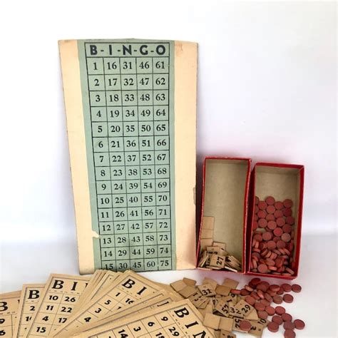 Vintage Bingo Cards - Etsy