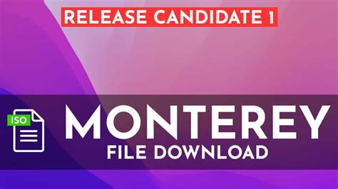 Download MacOS Monterey ISO Release Candidate (v12.0.1) - GEEKrar