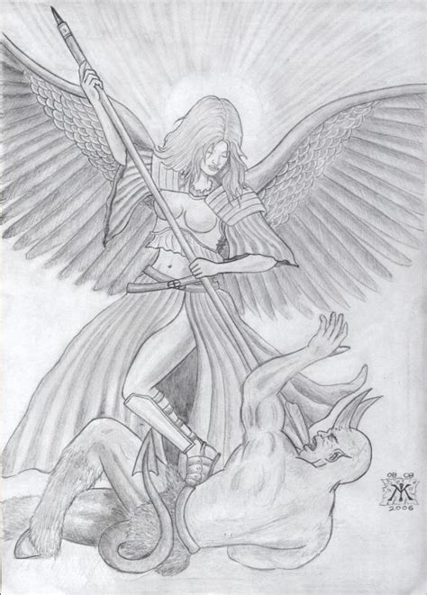 Angle fighting demon Demon Drawings, Pencil Drawings, Angle And Demon ...