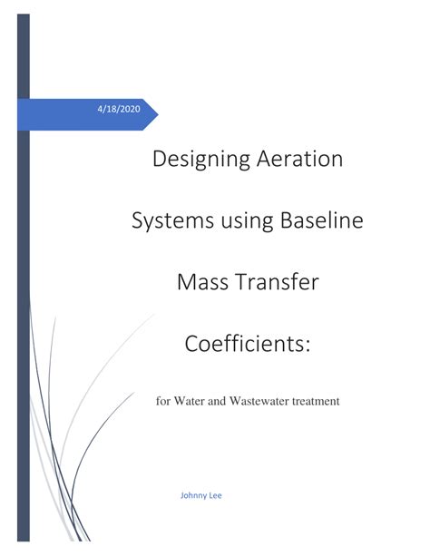 (PDF) Aeration System Design