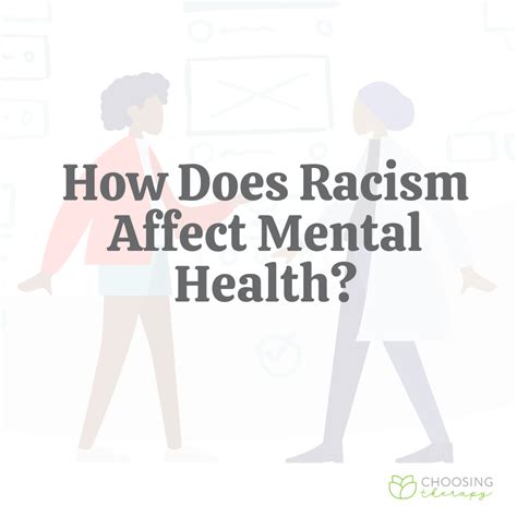 How Does Racism Affect Mental Health? - Choosing Therapy