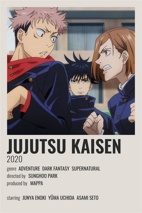 jujutsu kaisen poster | Peliculas japonesas anime, Poster anime, Carteles de cine minimalistas