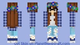 Glasses Girl Minecraft Skin