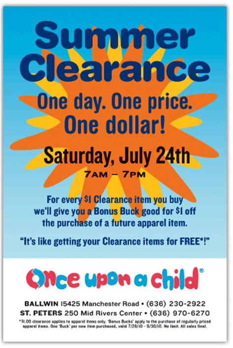 Coupon STL: Once Upon a Child - FREE Clearance Items after Bonus Bucks